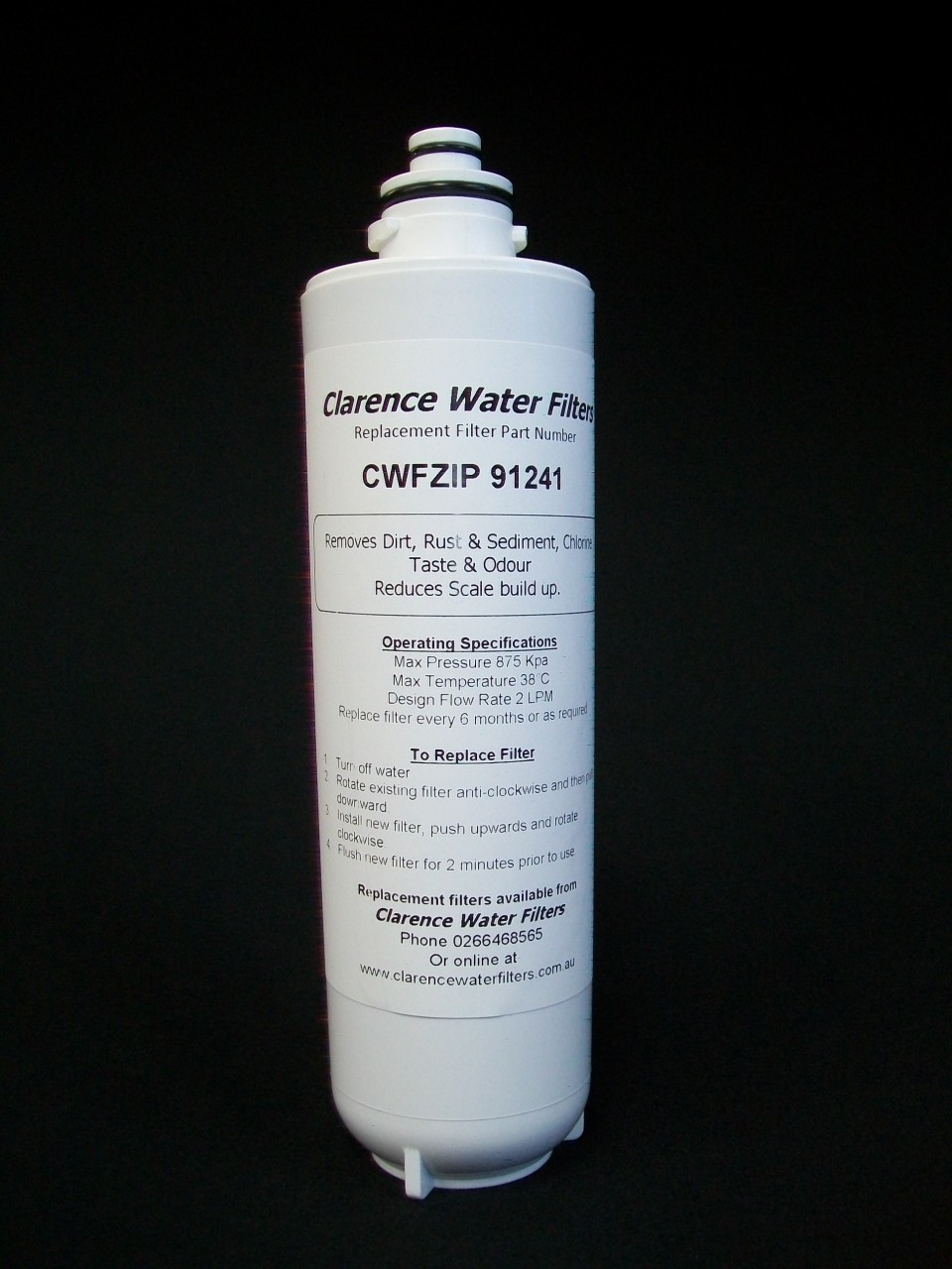 Clarence Water Filters Australia CWF ZIP 91241 Water Filter 91241 SAP01