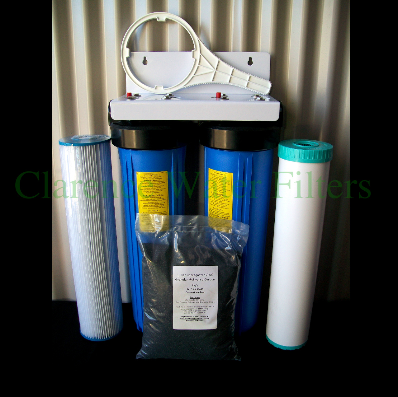 Clarence Water Filters Australia Whole House Twin Water Filter System