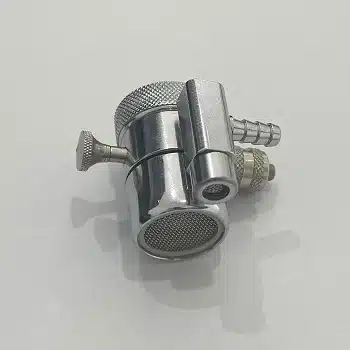 Dual 1/4" Chrome Diverter Valve for Kitchen Tap Spouts - Image 2