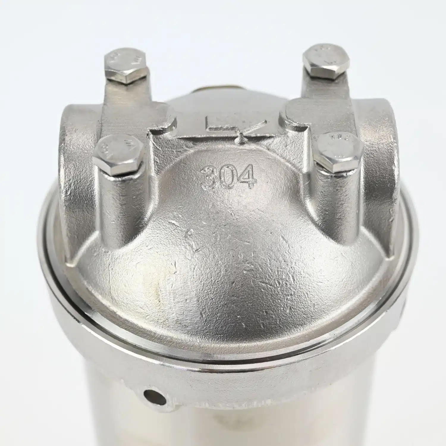 10 Inch 304 Stainless Steel Water Filter Houseing with Half Inch Ports and Bracket for 10 inch by 2 point 5 Water Filters