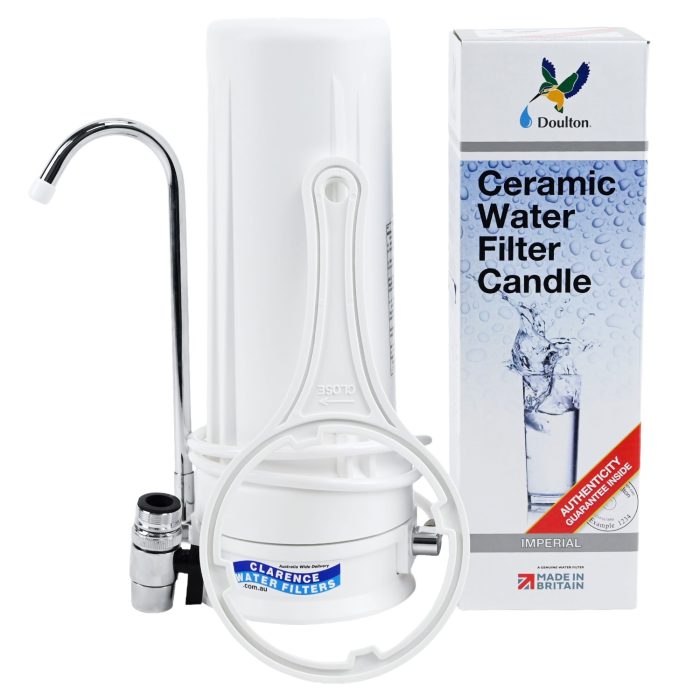 10-inch-bench-top-water-filter-system-for-tank-water-featuring-an-Doulton-Ultracarb-ceramic-water-filter