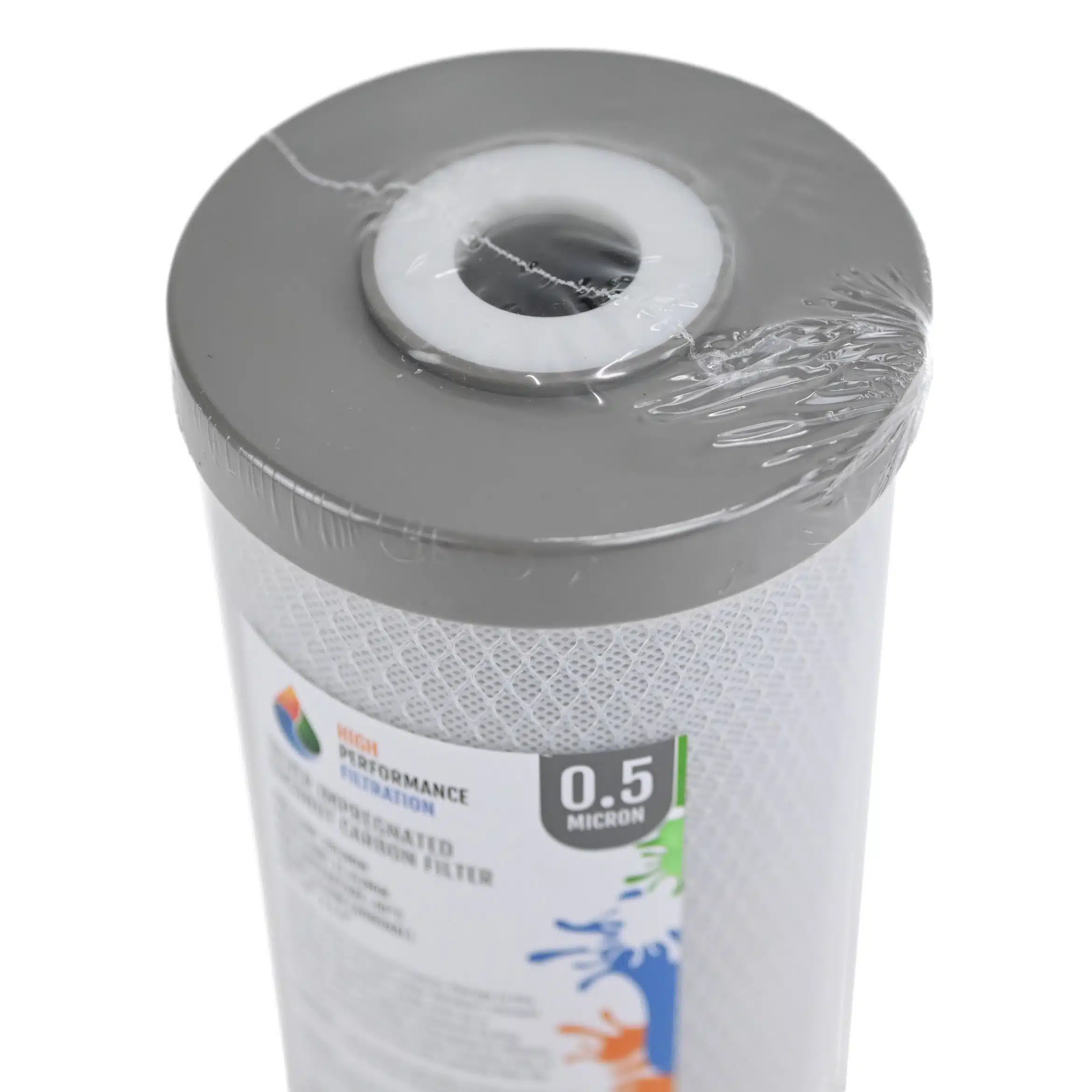 10 inch by 4 point 5 inch carbon block water filter rating at 0 point 5 microns for chemical reduction