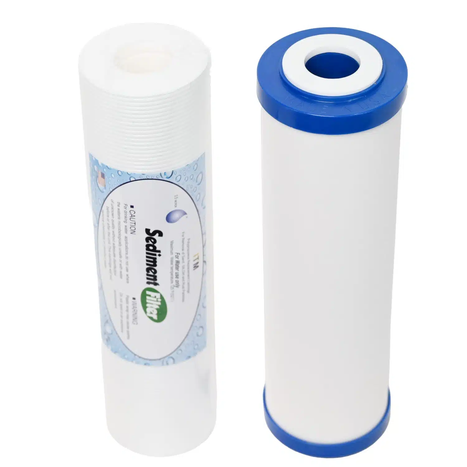 1025 CeraMetix 10 inch Fluoride Removal Ceramic Water Filter W9522650 and 1025 0 point 5 micron Sediment filter kit