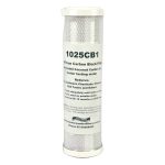 1025CB Budget 10 inch Carbon Block Water Filter 1 Micron