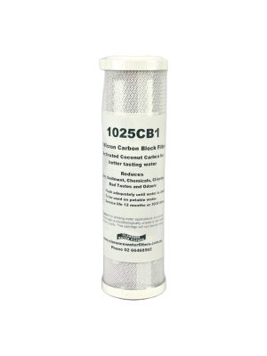 1025CB Budget 10 inch Carbon Block Water Filter 1 Micron
