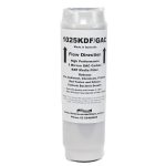 1025KDFGAC 10 inch by 2 point 5 inch water filter with KDF and granular carbon media for bad taste odour and chemical reduction