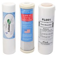 1025PS1 Sediment FL051 Fluoride & WC04 Carbon Filter Set