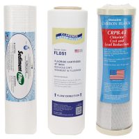 1025PS1 Sediment FL051 Fluoride & WC04 Carbon Filter Set