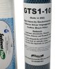 1025PS1 Sediment & GTS1-10 Silver Carbon Filter Set ideal for Town and Tank Water