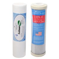 1025PS1 Sediment & WC04 Carbon Block Filter Set ideal for Town Water and Heavy Metal Reduction