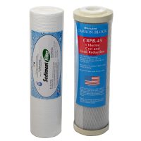1025PS1 Sediment & WC04 Carbon Block Filter Set ideal for Town Water and Heavy Metal Reduction
