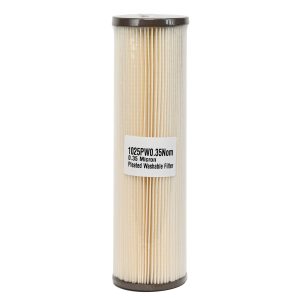 1025PW0.35 Pleated Washable 0.35 Micron 9 3_4 inch x 2.5 inch Filter Beer filtration