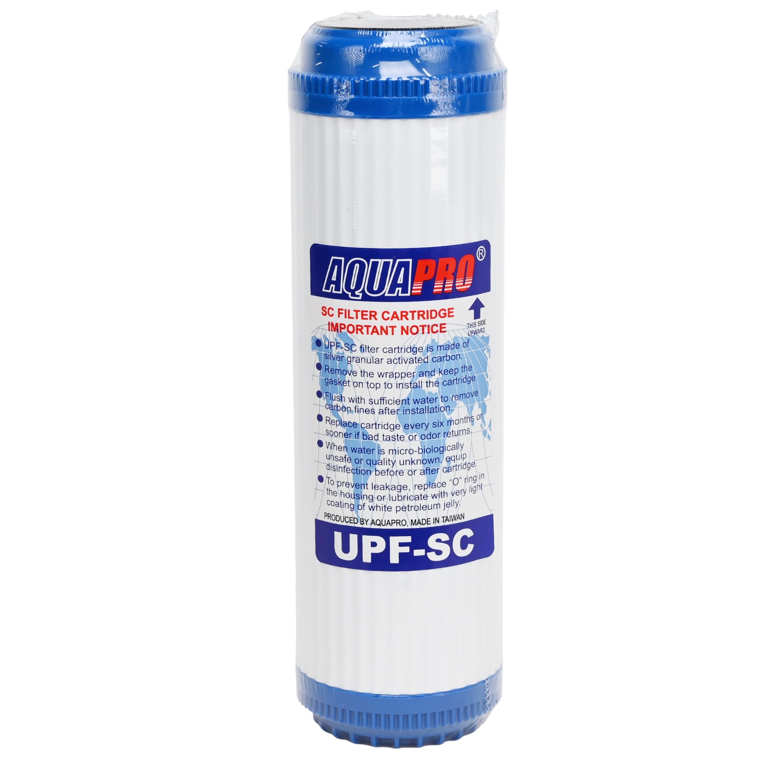 1025SilverCarbon Aquapro UPF-SC Silver Impregnated Granular Carbon Filter for Tank Water