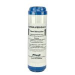 1025silverGAC5 10 inch by 2.5 inch Silver Impregnated GAC Carbon Water Filter 5 Micron