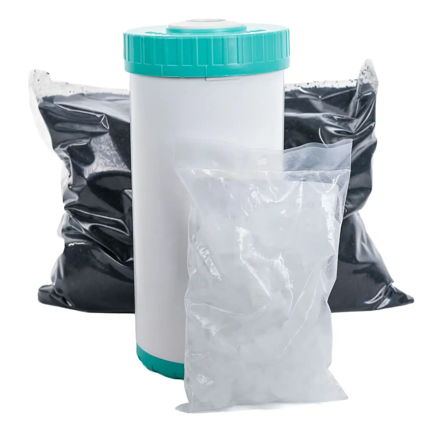 1045GACPhos Refillable High Flow Granular Activated Carbon water and Polyphosphate filter 5 Micron Filter to 10 inch by 4 point 5 inch Filter Housings