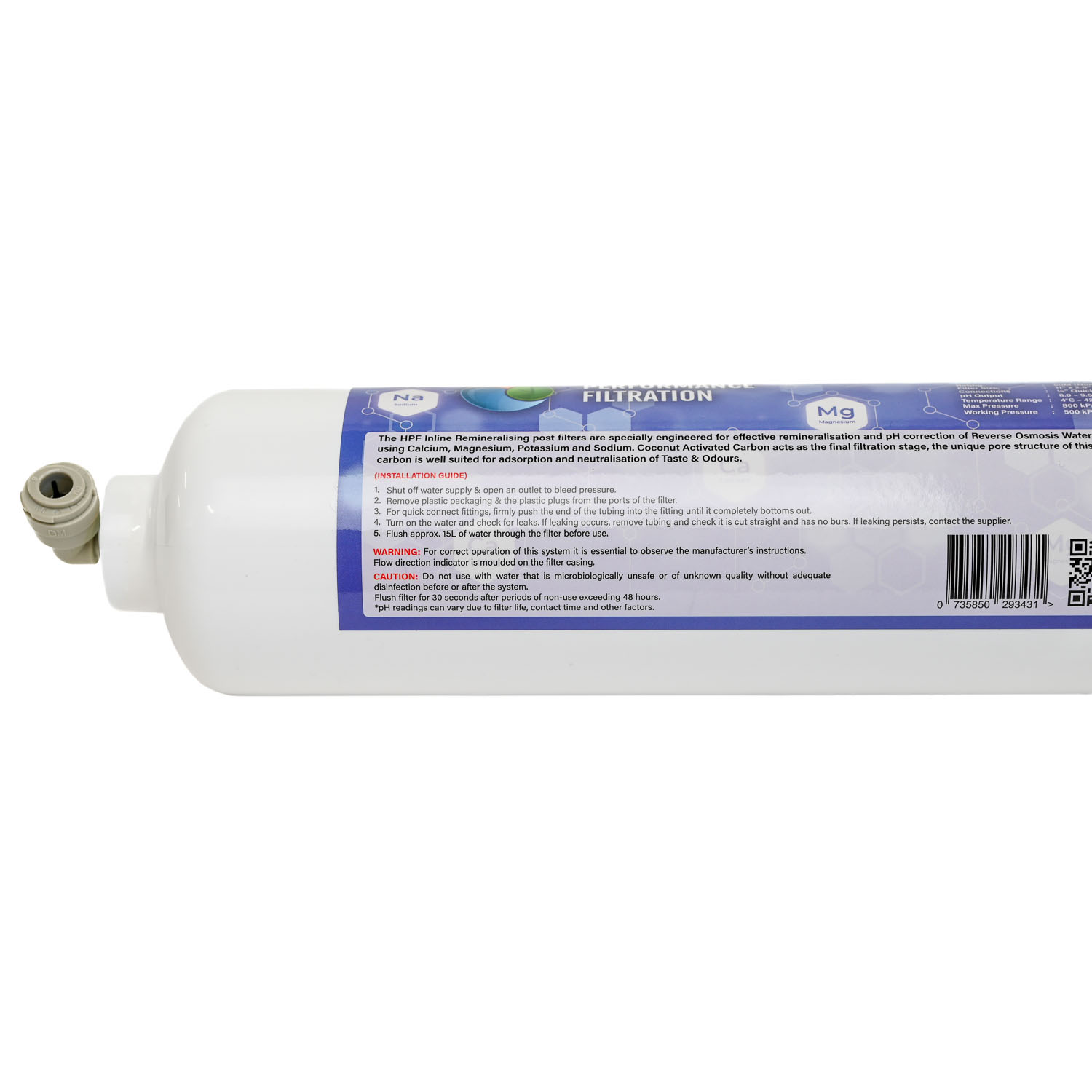 1225Alka GAC In-Line Alkalising and Carbon inline filter K-CPH K-PH-GAC