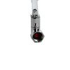 Half inch Chrome M-F Shower Arm with Swivel Sealing Nut