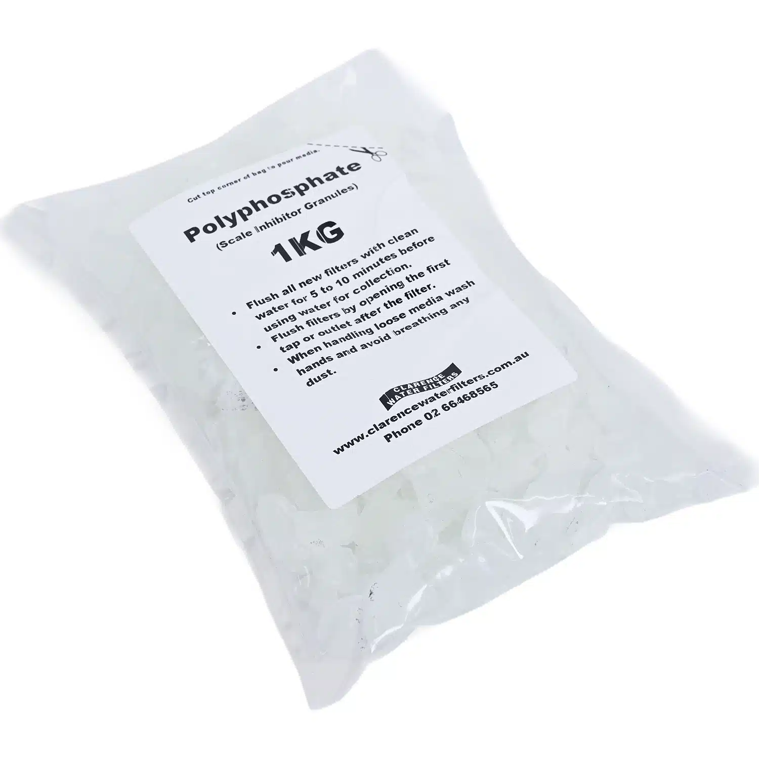 1kg Slow Dissolving Polyphosphate Scale Inhibitor Granules For Limescale Reduction