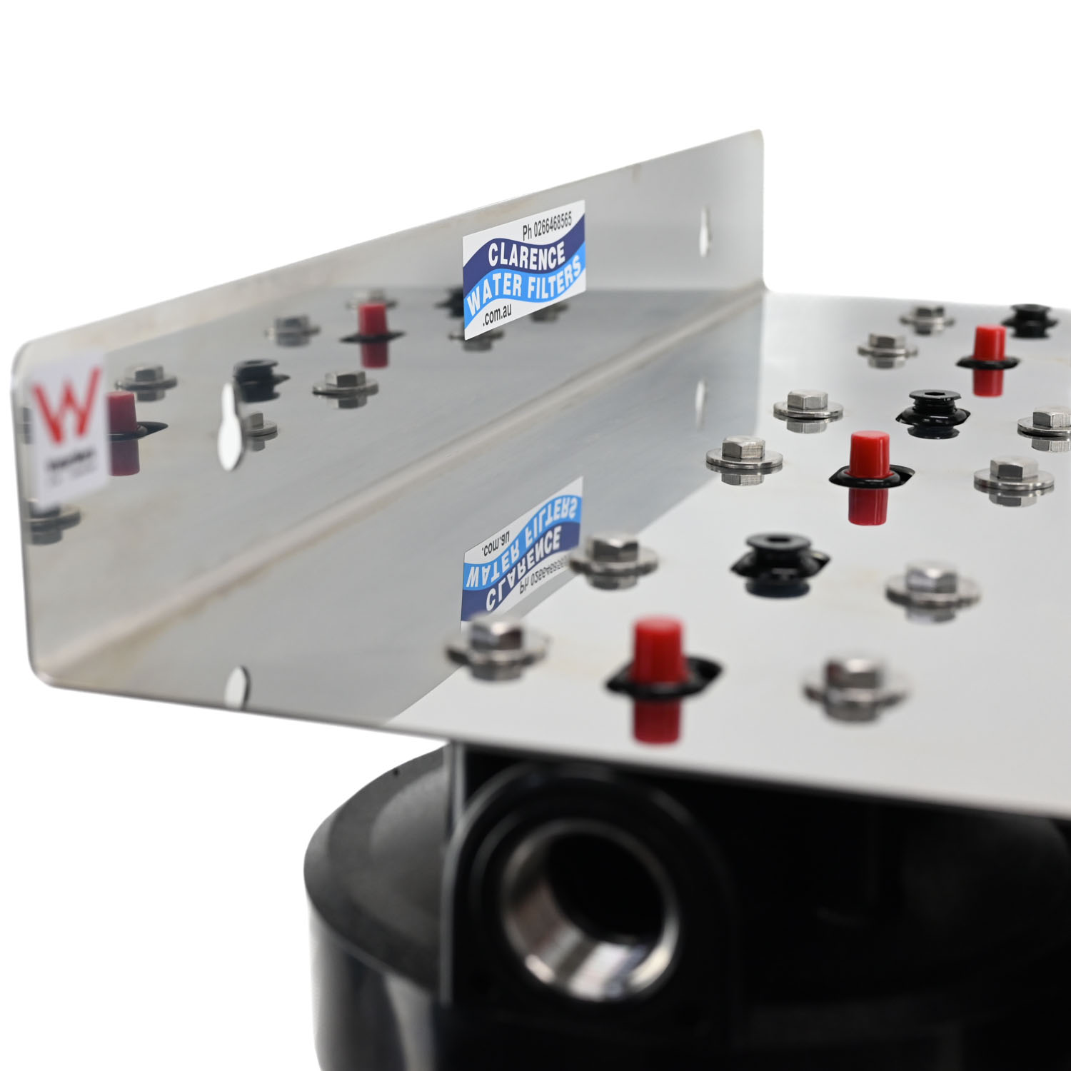 20 inch x 4 point 5 Big Black Triple Stage High Flow Water Filter Housing