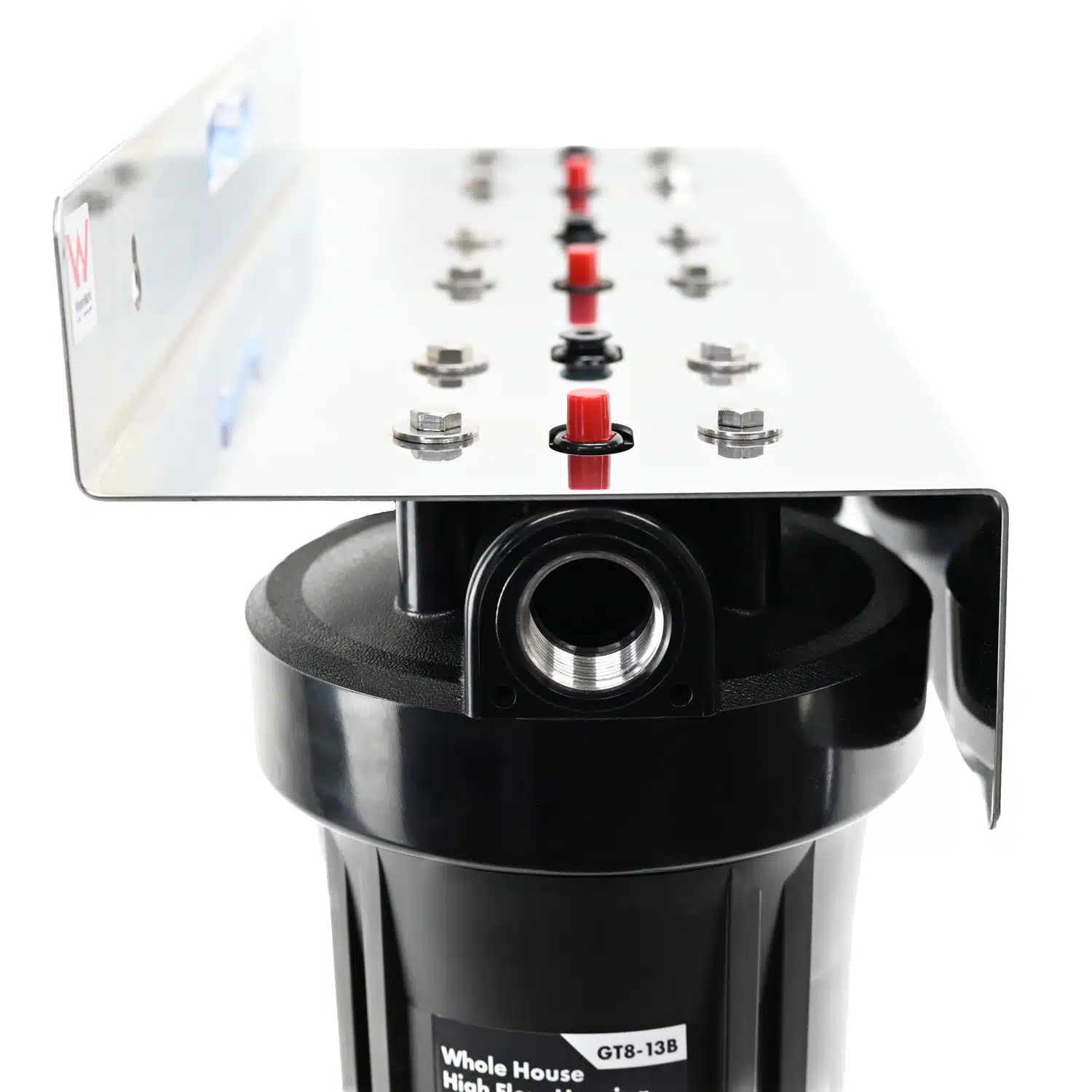 20 inch x 4 point 5 Big Black Triple Stage High Flow Water Filter Housing