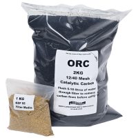 2045 Refill Kit 1kg KDF55 and 2kg ORC Catalytic Carbon For Water Filtration