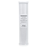 2045CB10 20 inch by 4 point 5 inch carbon block water filter rated at 10 microns
