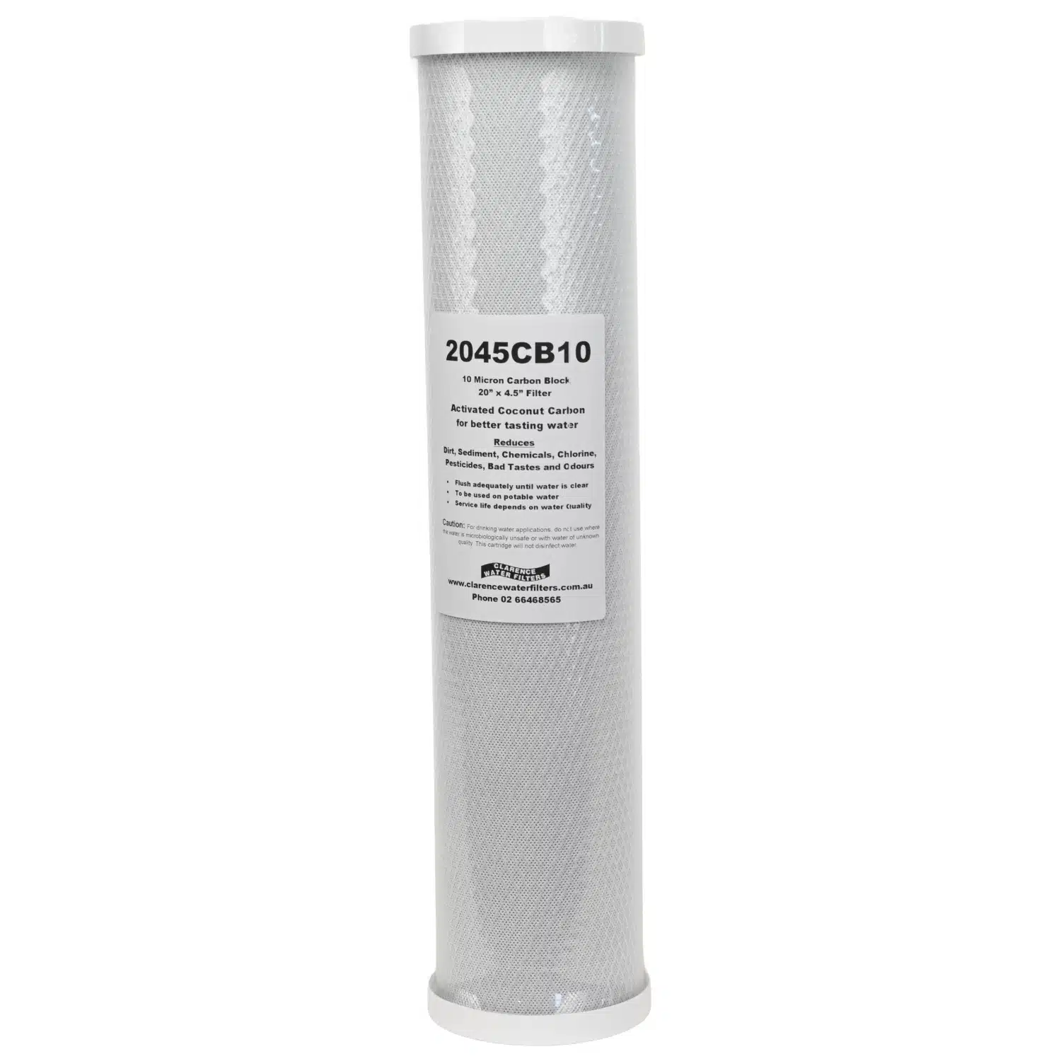 2045CB10 20" x 4.5" 5-10 Micron Carbon Block Water Filter - Image 5