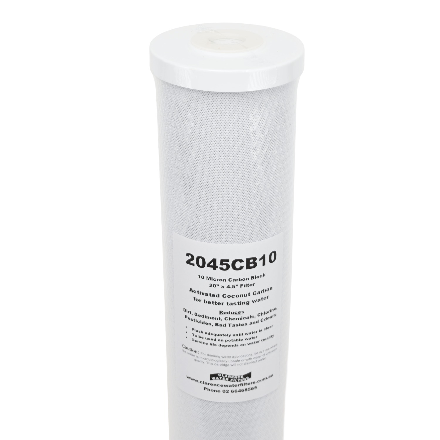 2045CB10 20" x 4.5" 5-10 Micron Carbon Block Water Filter - Image 4