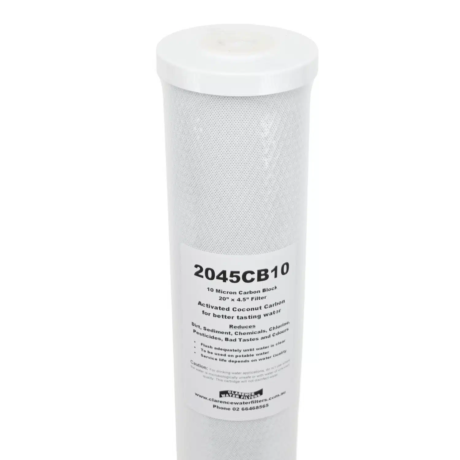 2045CB10 20" x 4.5" 5-10 Micron Carbon Block Water Filter - Image 4