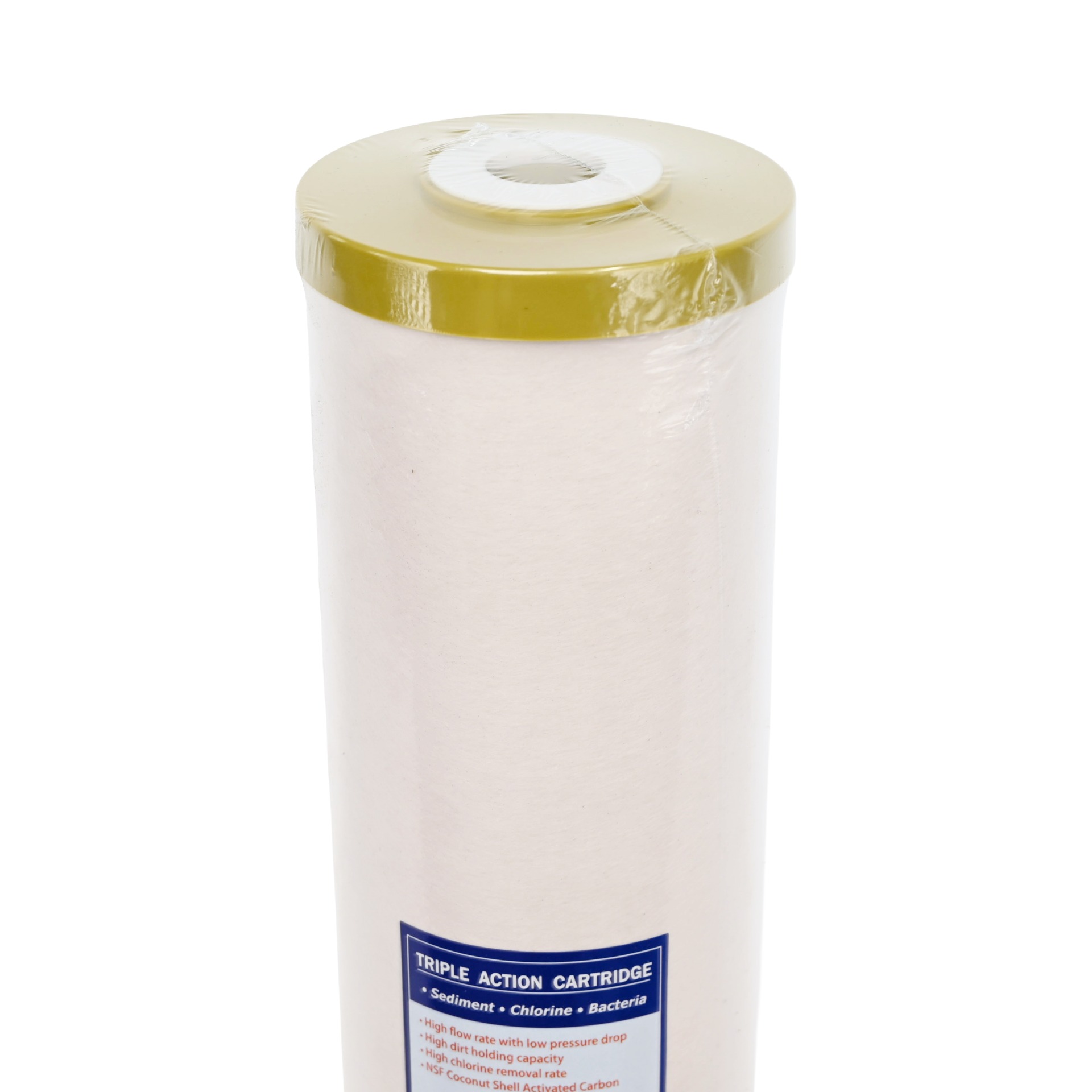 2045NZ1 20 inch x 4 point 5 inch Graded Depth Nano Zinc Sediment and Carbon Filter