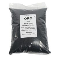 2kg bag of ORC Catalytic Carbon 12_30 mesh size for water treatment reduction of chlorine chloramines and bad taste odour