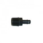 3-4inch M bsp x 13mm poly barb fitting
