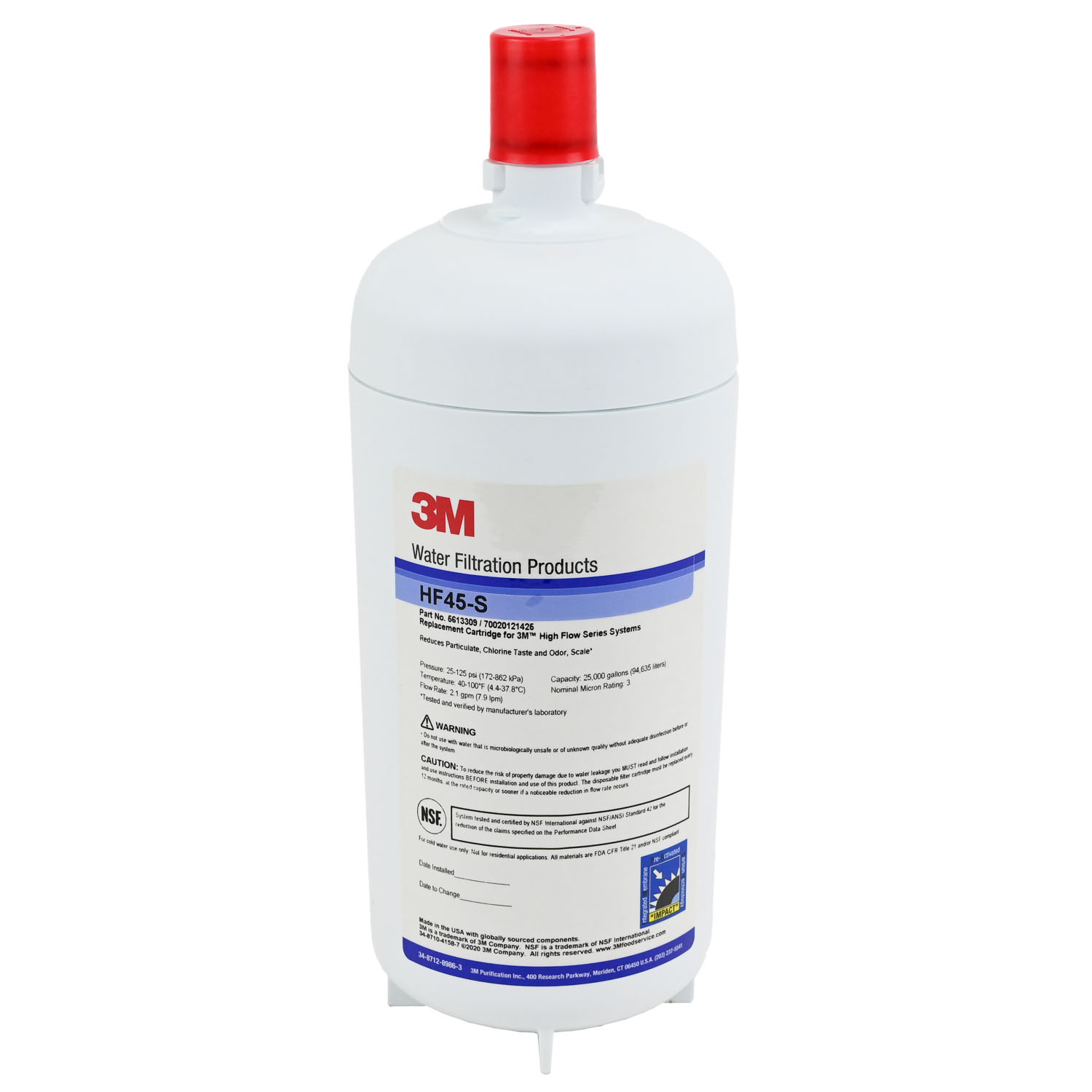 3M HF45-S Moffat MCF-19159 Triple Action Water Filter