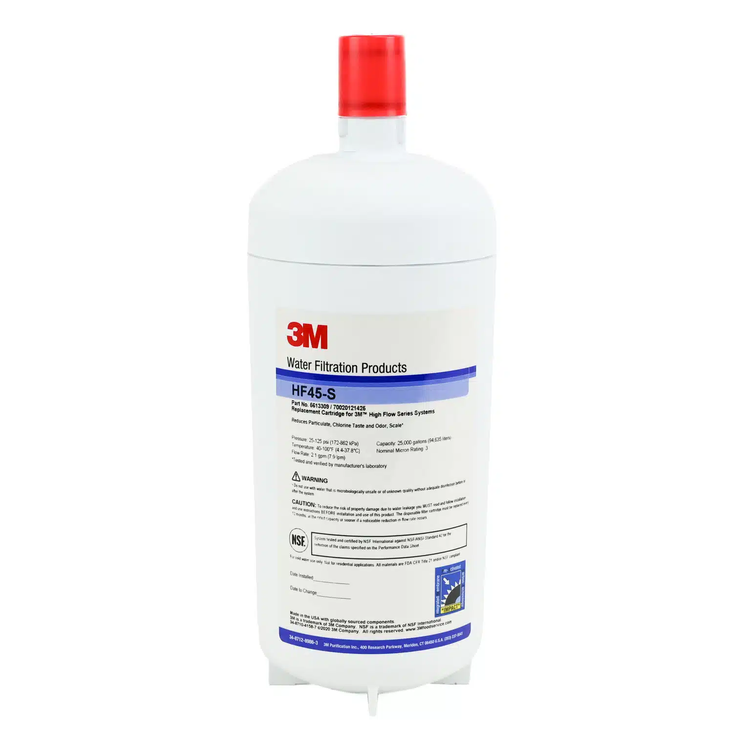 3M HF45-S Moffat MCF-19159 Triple Action Water Filter