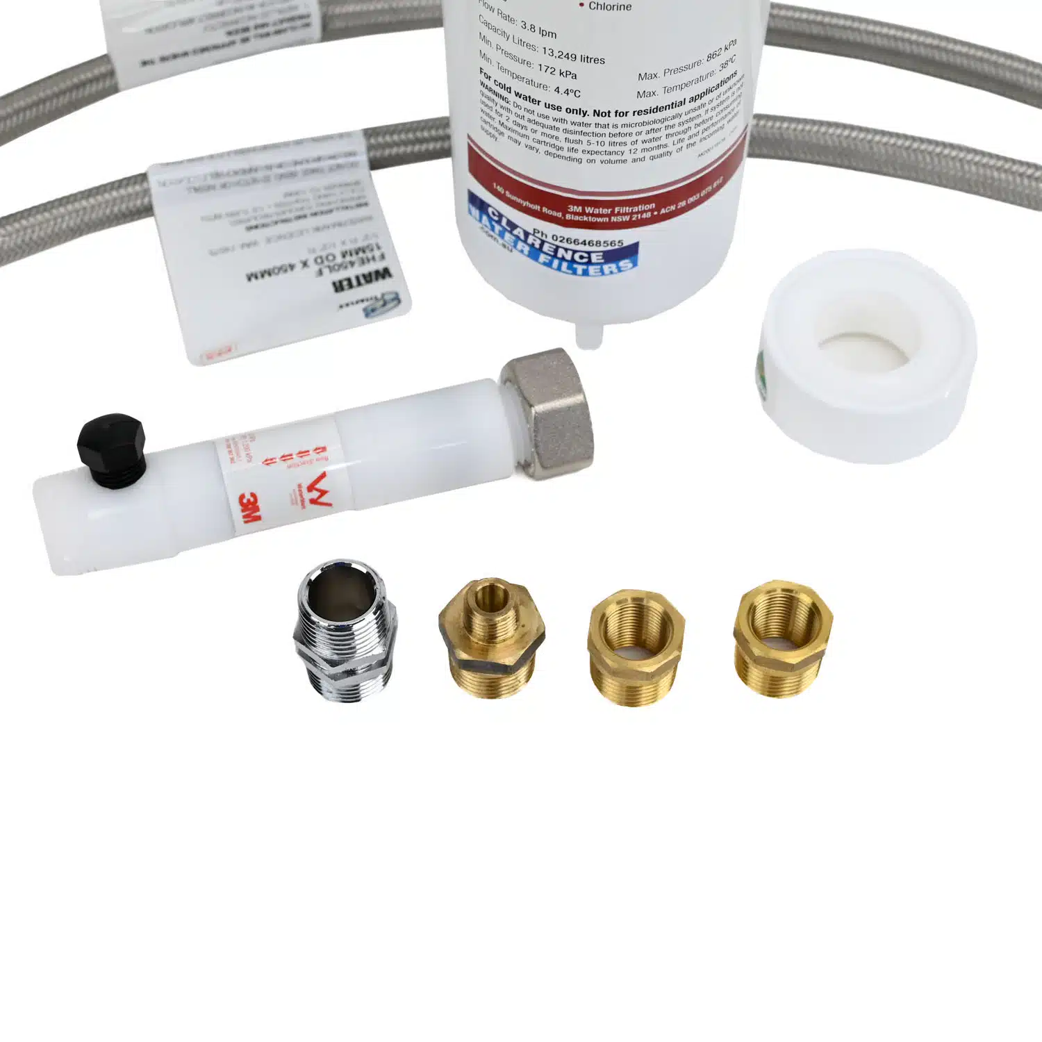 3M HiFlow Under Sink Inline Water Filter System