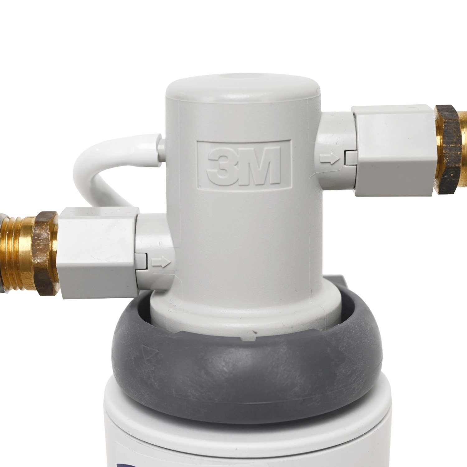 3M HiFlow Under Sink Inline Water Filter System With half inch connections and braided lines 5
