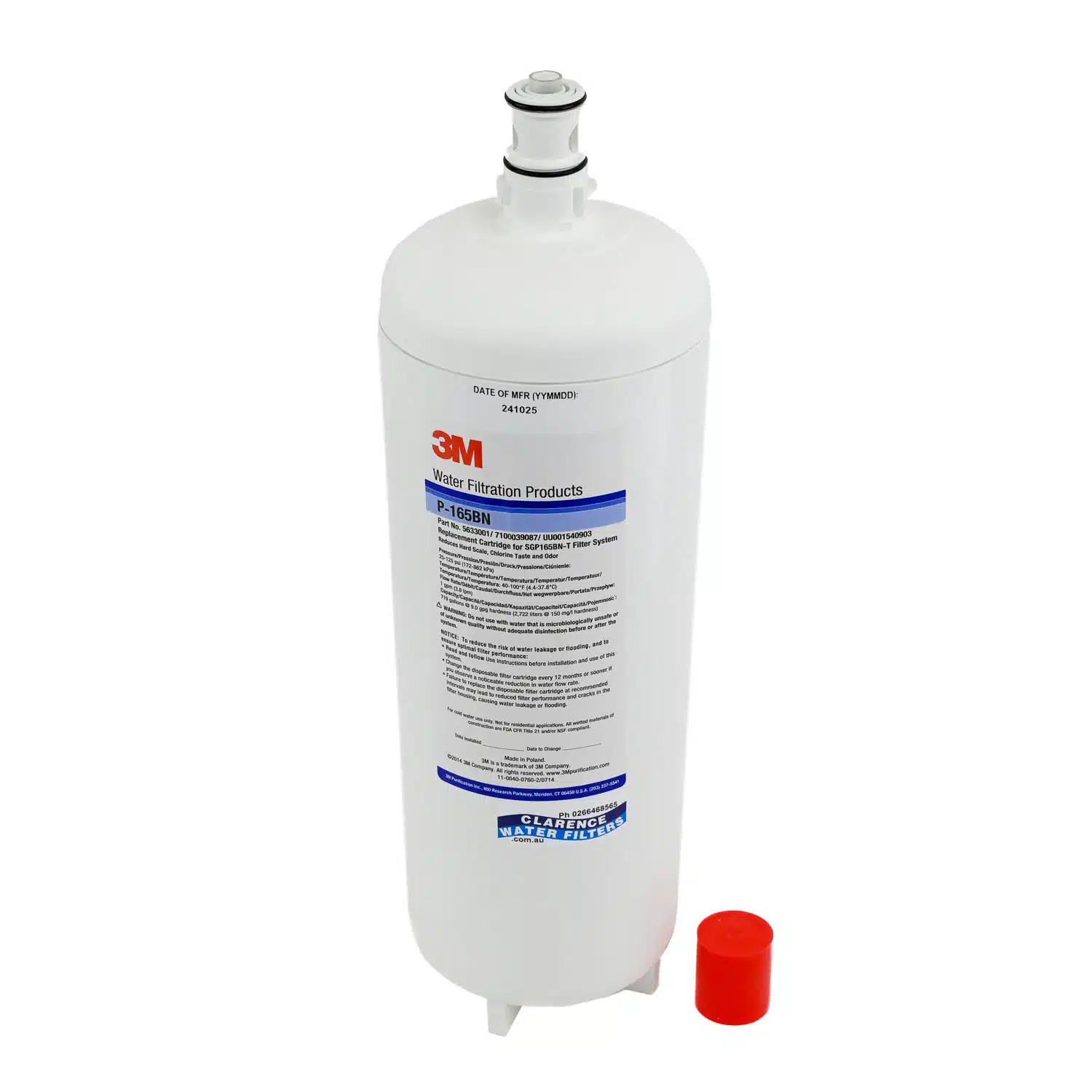 3M P-165BN Espresso Scale Control Filter with weak acid cation resin