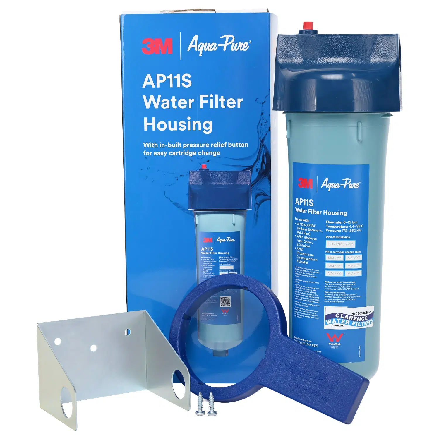 3m Aqua-pure AP11s High Pressure Blue Opaque Water Filter Housing Kit