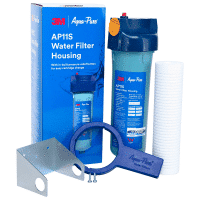 3m Aqua-pure AP11s High Pressure Blue Opaque Water Filter Housing with spanner sediment filter bracket