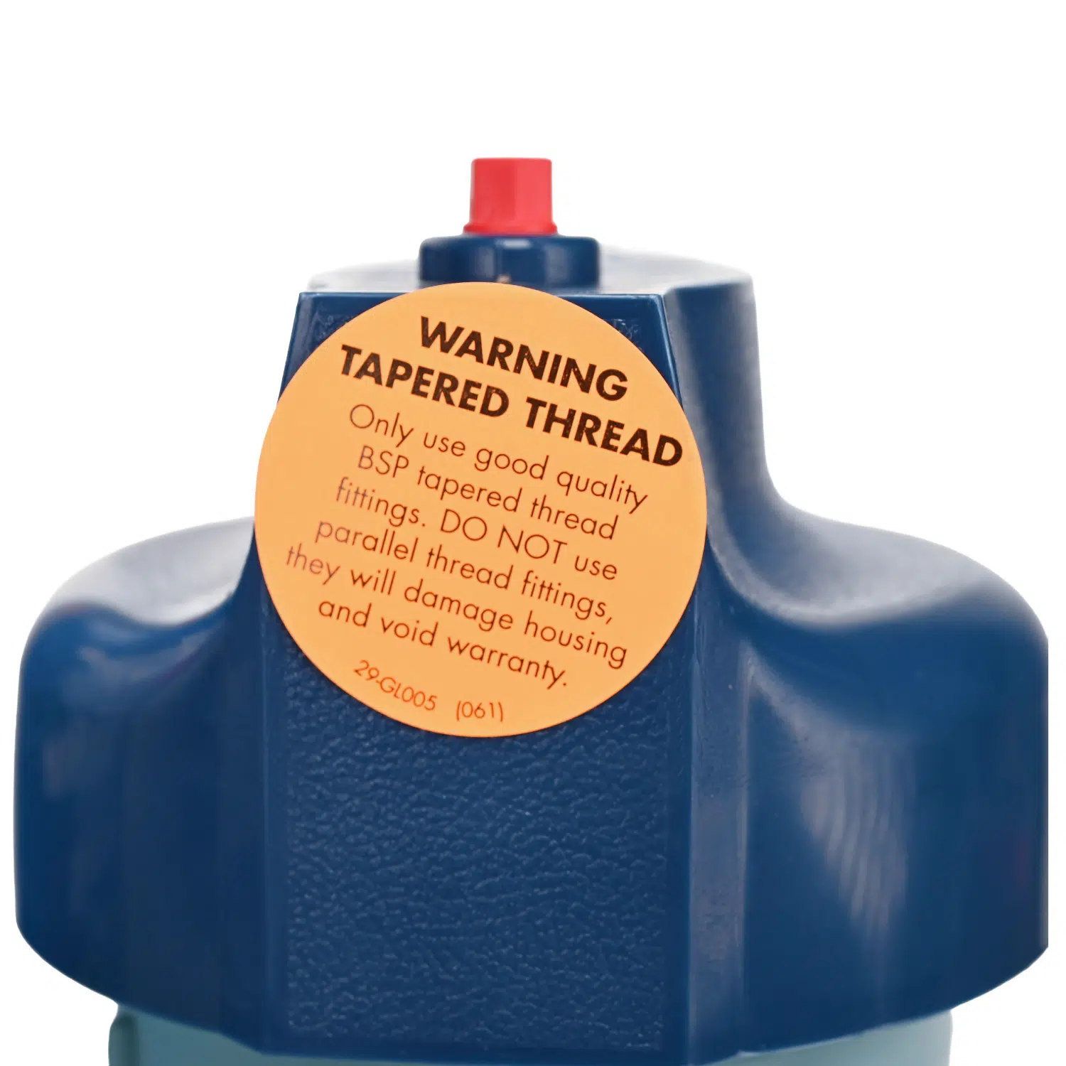 3m Aqua-pure AP11s Housing Kit Closeup of Tapered three quarter thread