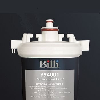 billi water filter replacement