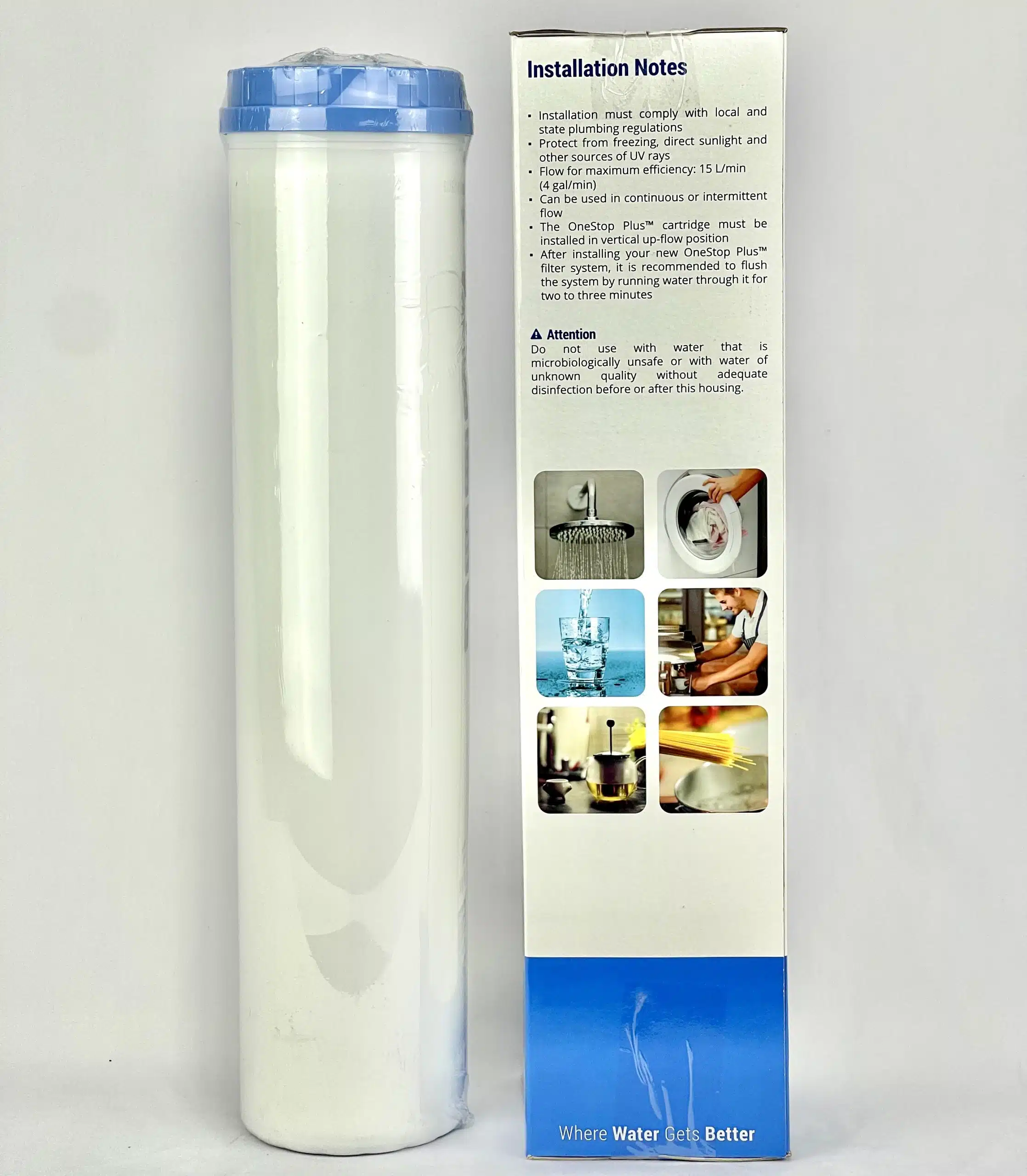 One Stop Plus™ 20" x 4.5" Scale Reduction Water Filter Cartridge - Image 3