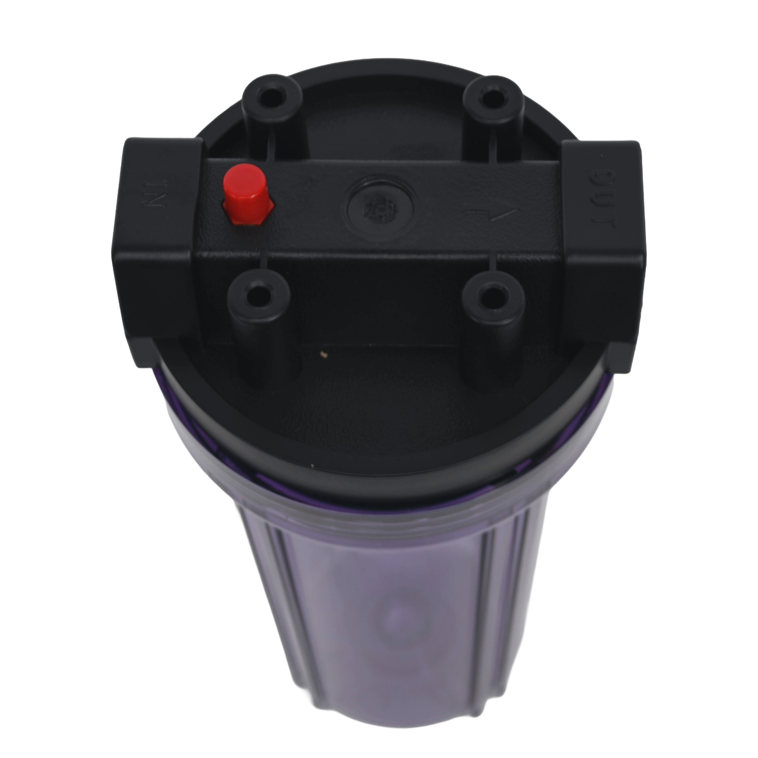 Aqua-pro HD1020C Transparent 10 inch Filter Housing with 3 quarter inch Bsp Ports