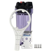 Aqua-pro HD1020C Transparent 10 inch Filter Housing with 3 quarter inch Bsp Ports