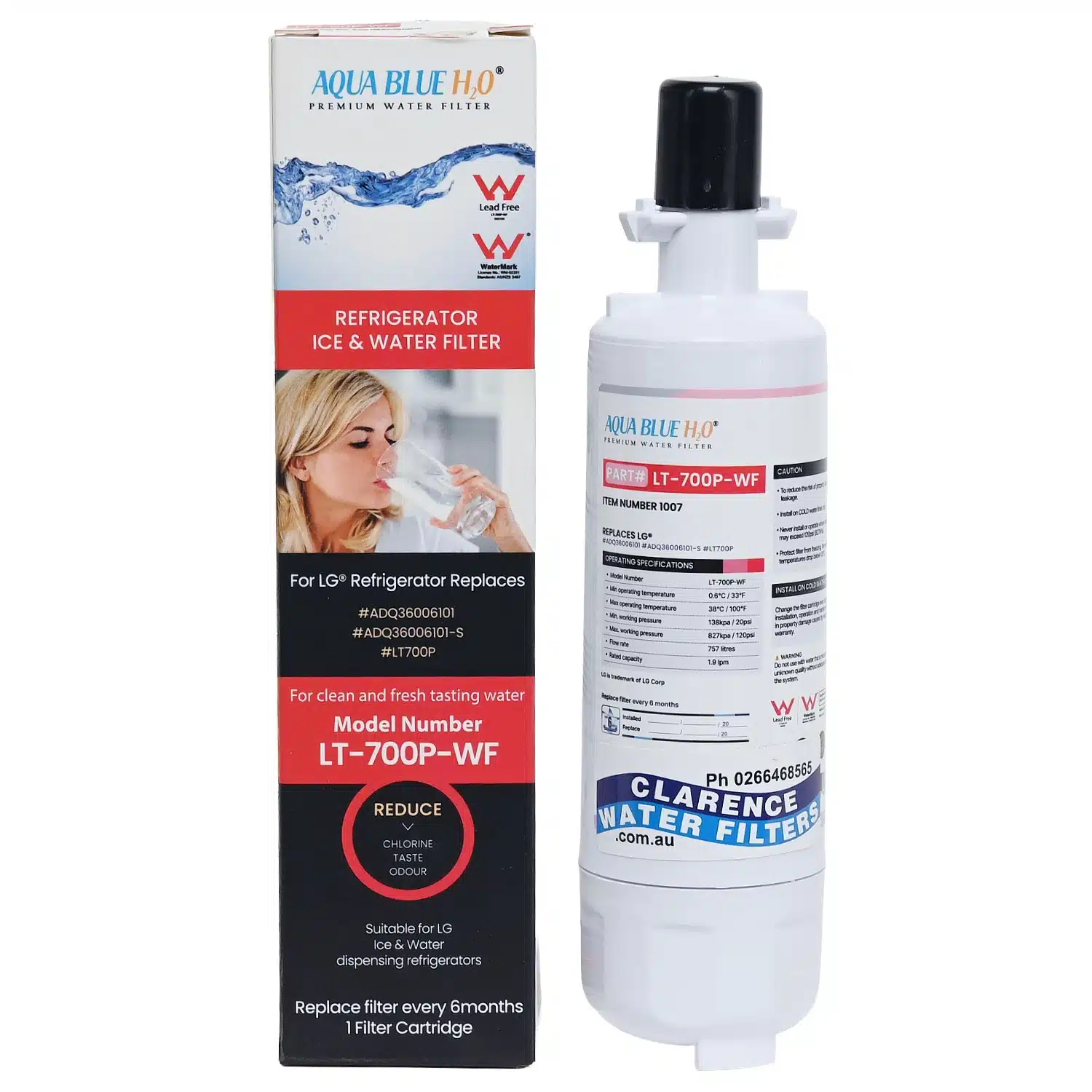 Aquablue LT700P-WF Substitute Filter EFF-6032A