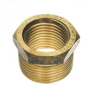 3/8" - 1/4" brass reducing nipple