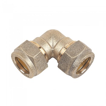 Brass 1/2 BSP Compression Elbow - Clarence Water Filters Australia