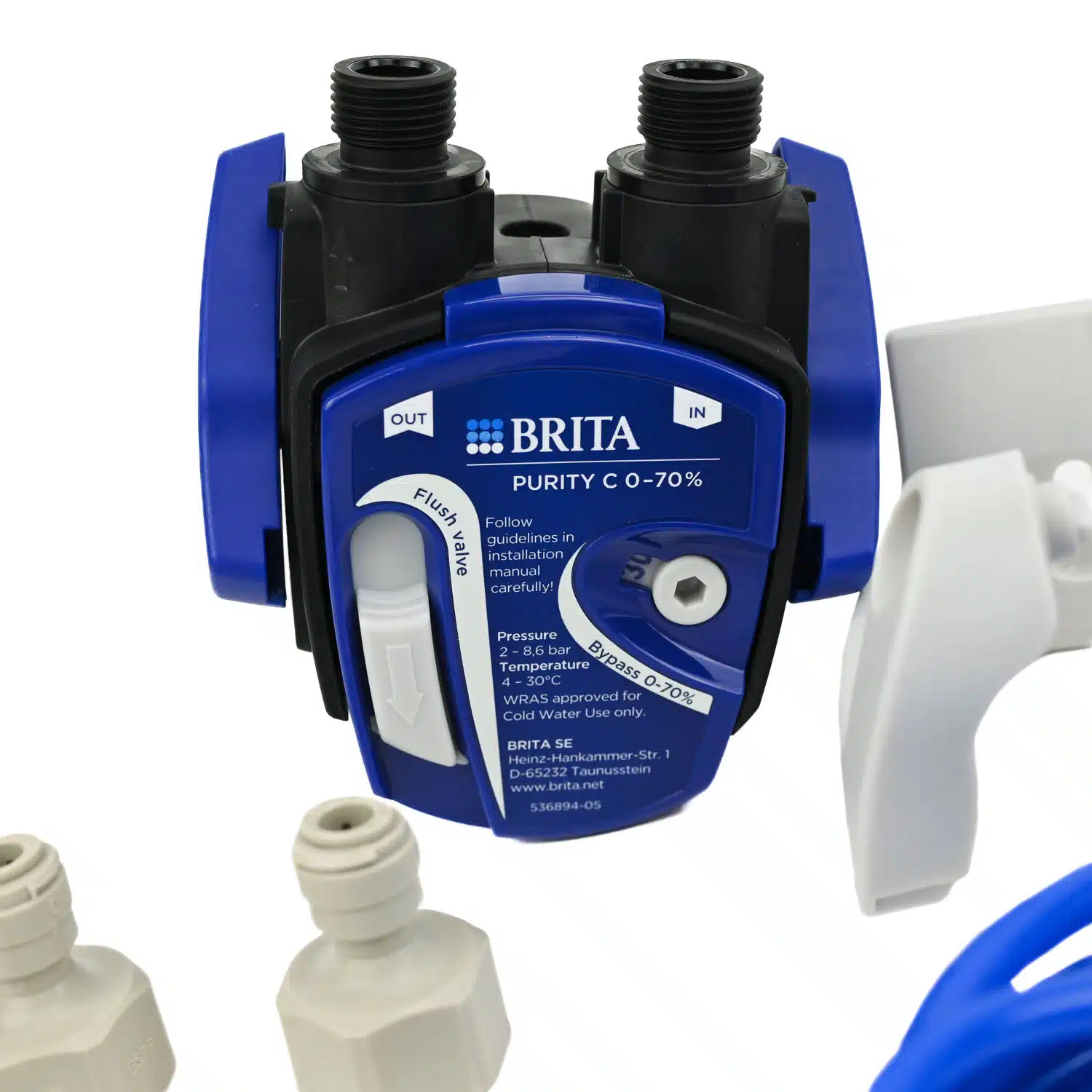 Brita Purity C Head With Three Eight Male connectors and DMFit tube Fittings