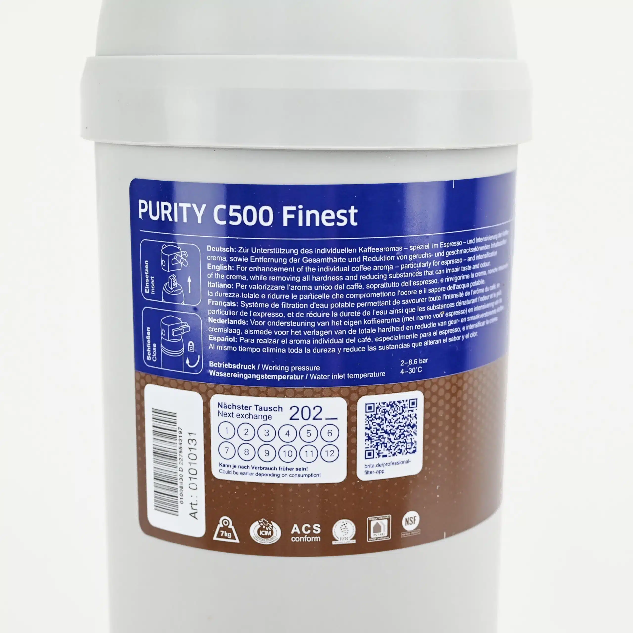 Brita Purity C500 Finest Water Filter for Coffee Machines