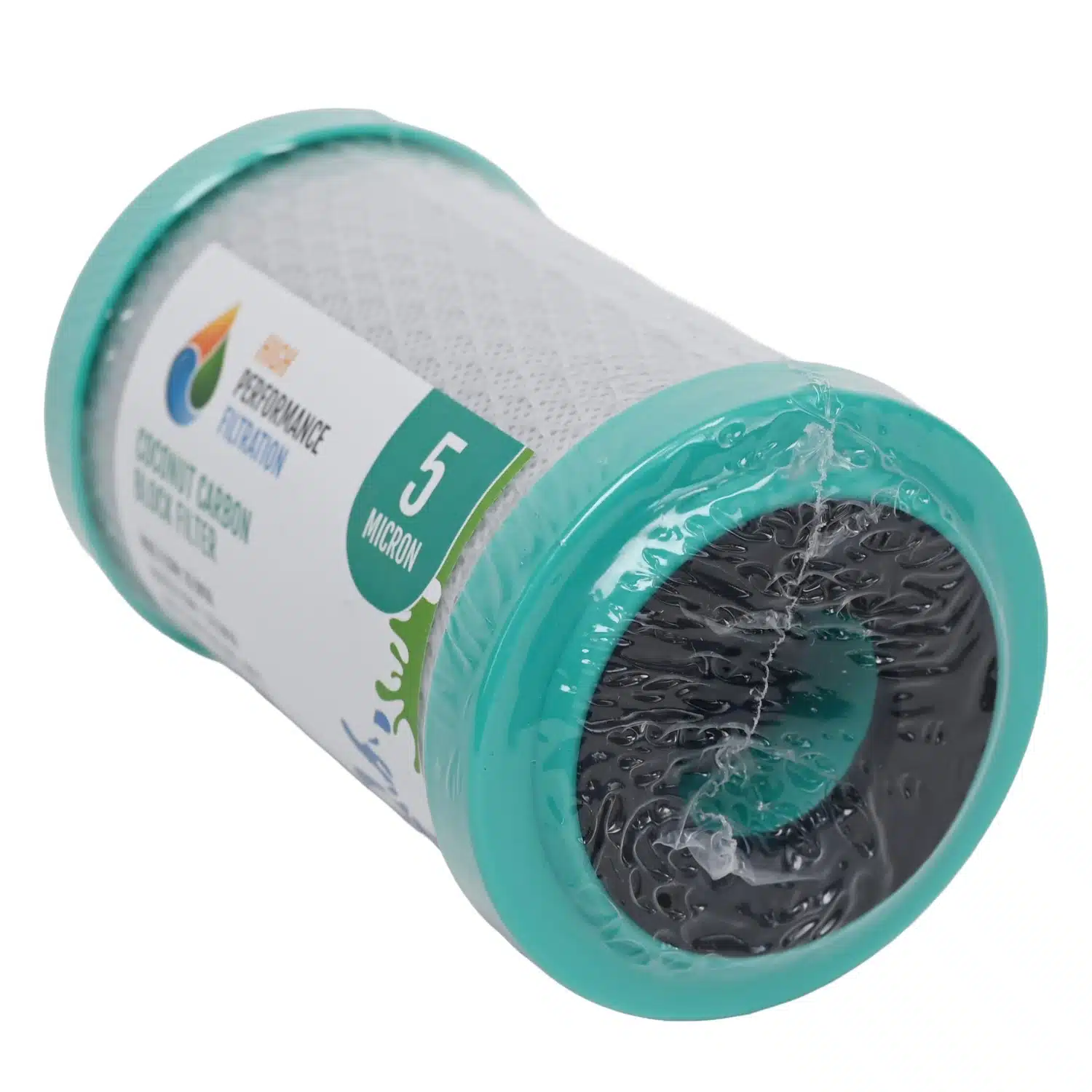 CTO2505-05 High Performance Filtration 5 inch by 2 point 5 inch carbon block water filter rated at 5 microns